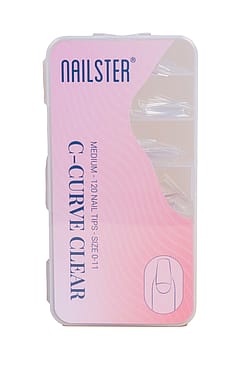 Nailster C- Curve Klar Tip 100 stk.