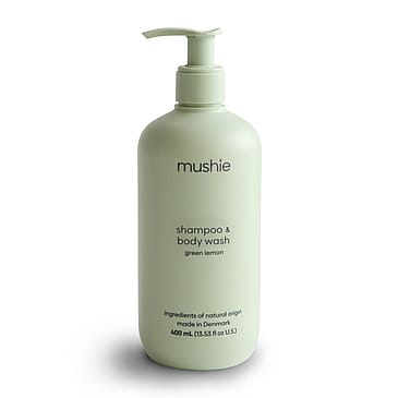 Mushie Baby Shampoo & Kropsvask Green Lemon 400 ml