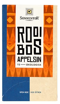 Sonnentor Rooibosh Appelsin Te Ø 18 breve