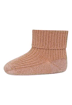 MPkids Ida Glitter Strømpe Tawny Brown (858) 19/21