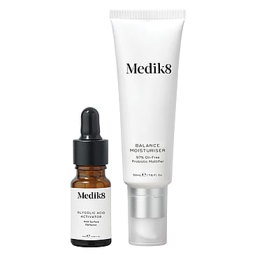 Medik8 Balance Moisturiser with Glycolic Acid Activator 50 + 5ml