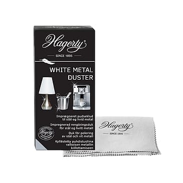 Hagerty White Metal Duster 55 x 36 cm