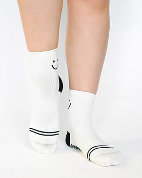 Pointe Studio Happy Runner Grip Ankle White 35-38