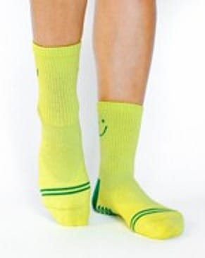 Pointe Studio Happy Runner Grip Ankle Lime 35-38