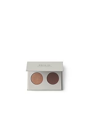 MIILD Natural Mineral Eyeshadow Duo Brown Orb