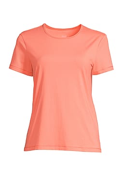 Casall Essential Mesh Detail Tee Pale Coral 38