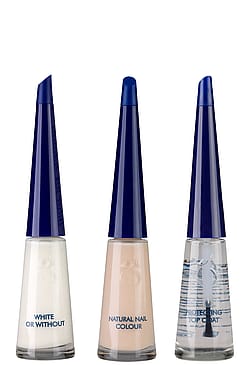 Herôme Fransk Manicure Sæt Salmon 3 x 10 ml