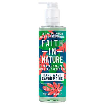 Faith In Nature Håndsæbe Aloe Vera and Tea Tree 400 ml