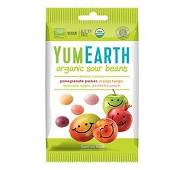 Yum Earth Sour Beans Syrligt Slik Ø 50 g