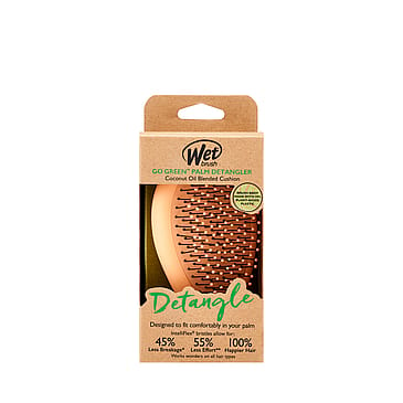 WetBrush Go Green Detangling Palm Detangler Orange