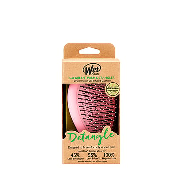 WetBrush Go Green Detangling Palm Detangler Pink