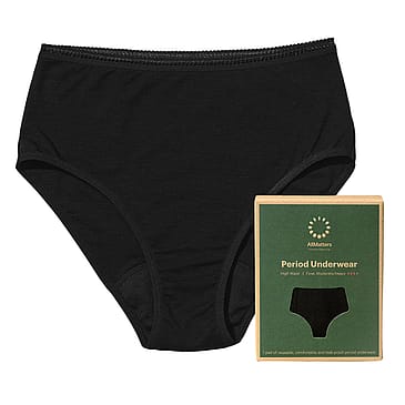 AllMatters Menstruationstrusser High Waist Moderat/Kraftig Sort M