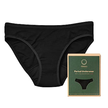 AllMatters Menstruationstrusser Bikini Moderat/Kraftig Sort M