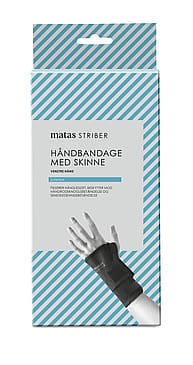 Matas Striber Håndbandage med Skinne Sort Venstre L/XL