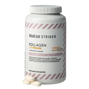 Matas Striber Kollagen 833 mg+C-vitamin 27 mg 180 tabl.