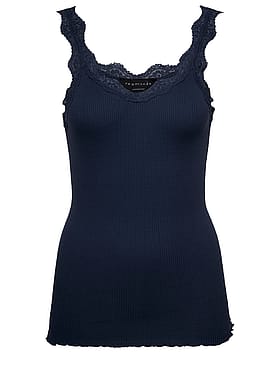 Rosemunde Øko Top med Blonde Dark Blue XL