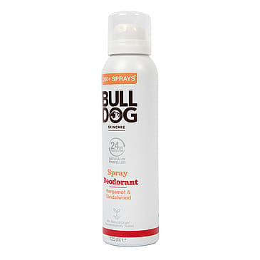 Bulldog Bergamot & Sandalwood Spray Deodorant 125 ml