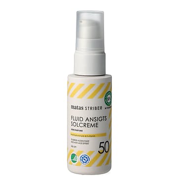 Matas Striber Fluid Ansigtssolcreme SPF 50 Uden Parfume 50 ml