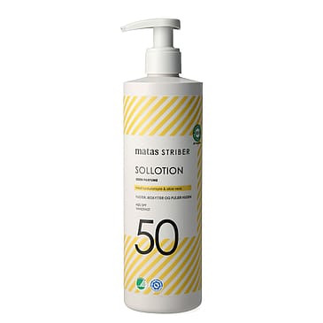 Matas Striber Sollotion SPF 50 Uden Parfume 400 ml