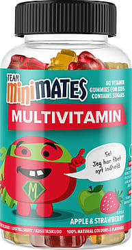 Team MiniMates Multivitamin Æble & Jordbær 60 stk.