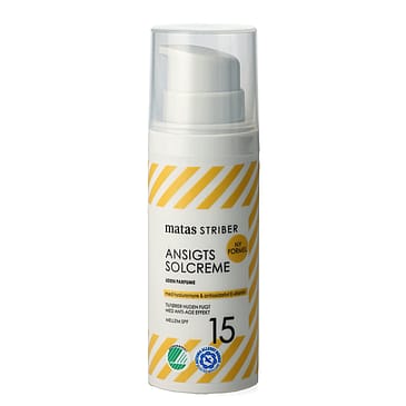 Matas Striber Ansigts Solcreme SPF15 Uden Parfume 50 ml