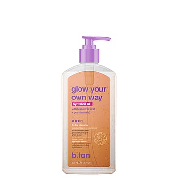 b.tan Glow Your Own Way Clear Tanning Gel Hydrated AF 236 ml