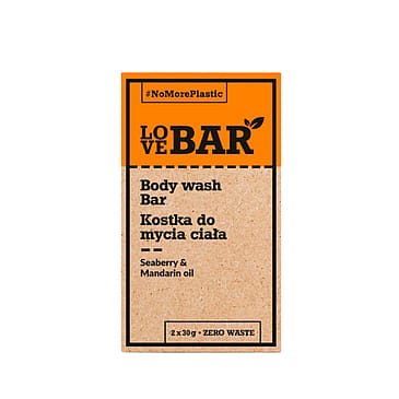 Love Bar Body Wash Bar Seaberry & Mandarin Oil 2 x 30g