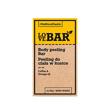 Love Bar Body Peeling Bar Coffee & Orange Oil 5 x 30g