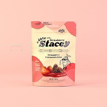 a DATE with Tørret dadler Strawberry Stacey 100 g