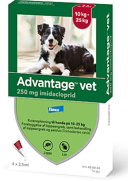 Advantage Vet Spot-on til Hund Hund 10-25 kg (4X2,5 ml)