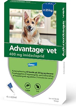 Advantage Vet Spot-on til Hund Hund 25-40 kg (4X4 ml)