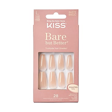 Kiss Bare But Better Nails Nude Drama BN02C