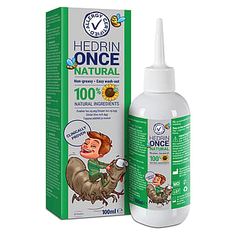 Hedrin Once Natural Lusebehandling 100 ml