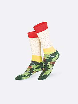 Eat My Socks Strømper Napoli Pizza Vegan Onesize