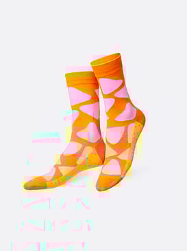Eat My Socks Strømper Crunchy Nachos Orange Onesize