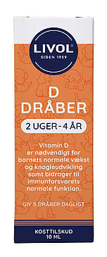 Livol D3 Dråber 10 ml