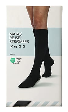 Matas Striber Rejsestrømpe Sort 38/39