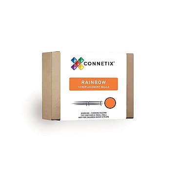 Connetix Ball Pack Kugler Til Kuglebane Rainbow 12 Dele