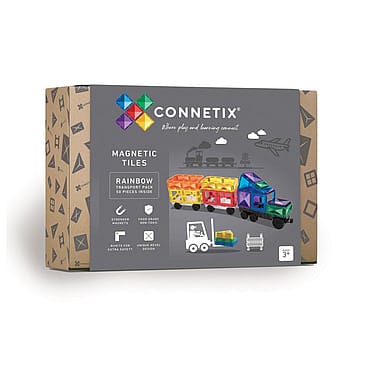 Connetix Transport Pack Magnetsæt Rainbow 50 Dele