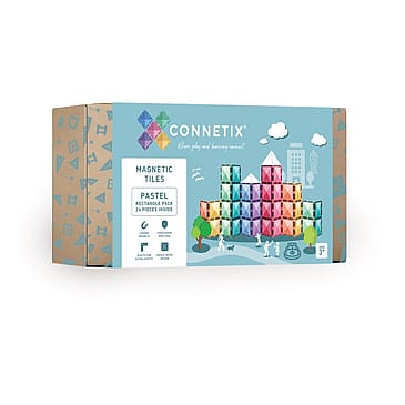 Connetix Ractangle Pack Magnetsæt Clear 24 Dele