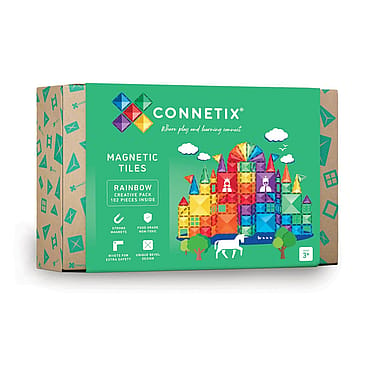 Connetix Creative Pack Magnetsæt Rainbow 102 Dele