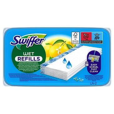 Swiffer Sweeper Floor Wet Wipes Citrusduft 12 stk