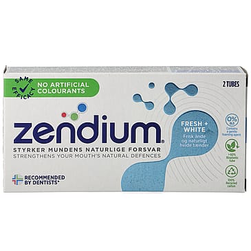 Zendium Fresh+White Tandpasta 2 x 50 ml