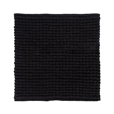 Aquanova Axel Bademåtte Sort 60 x 60 cm