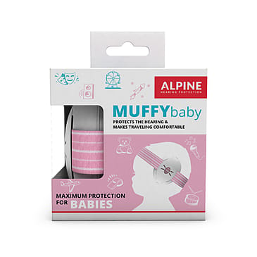 Alpine Hearing Protection Høreværn Muffy Baby Baby Pink