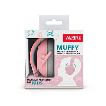 Alpine Hearing Protection Høreværn Muffy Kids Pink