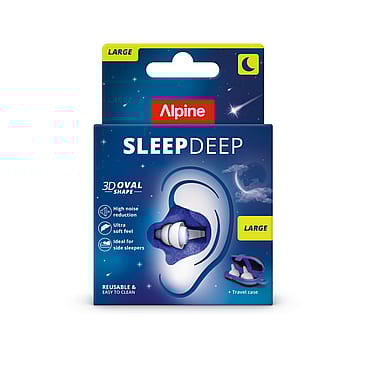 Alpine Hearing Protection Ørepropper SleepDeep Regular 2 stk