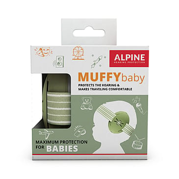 Alpine Hearing Protection Høreværn Muffy Baby Baby Green