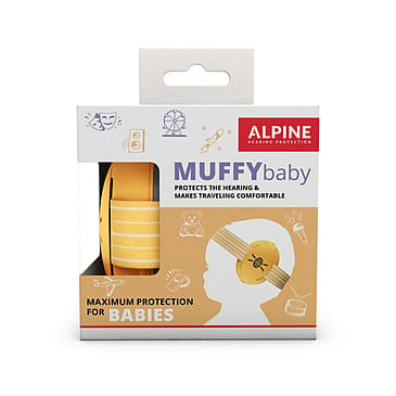 Alpine Hearing Protection Høreværn Muffy Baby Baby Yellow