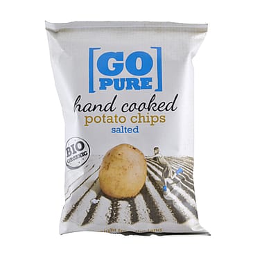 GO PURE Chips med Salt Ø 125 g